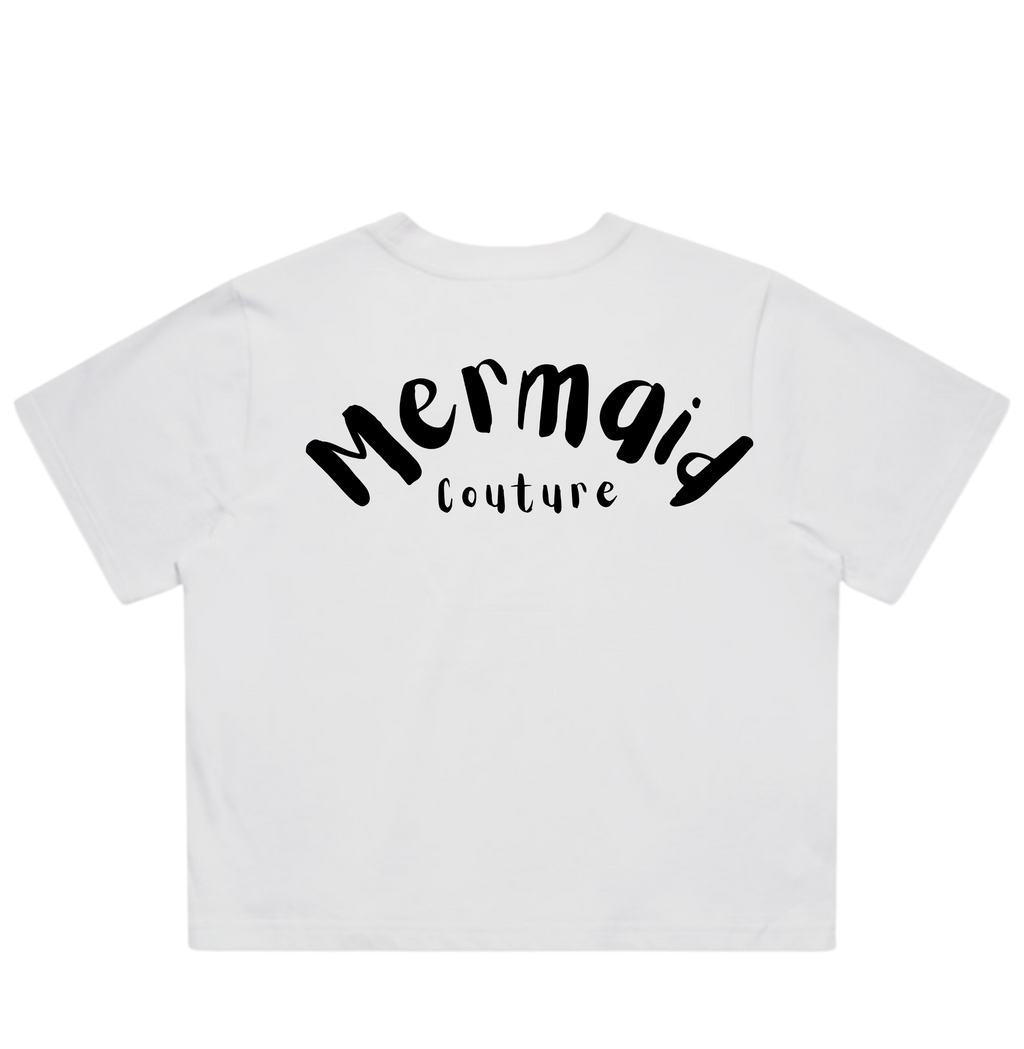 Moon Mermaid Boxy Crop T-shirt