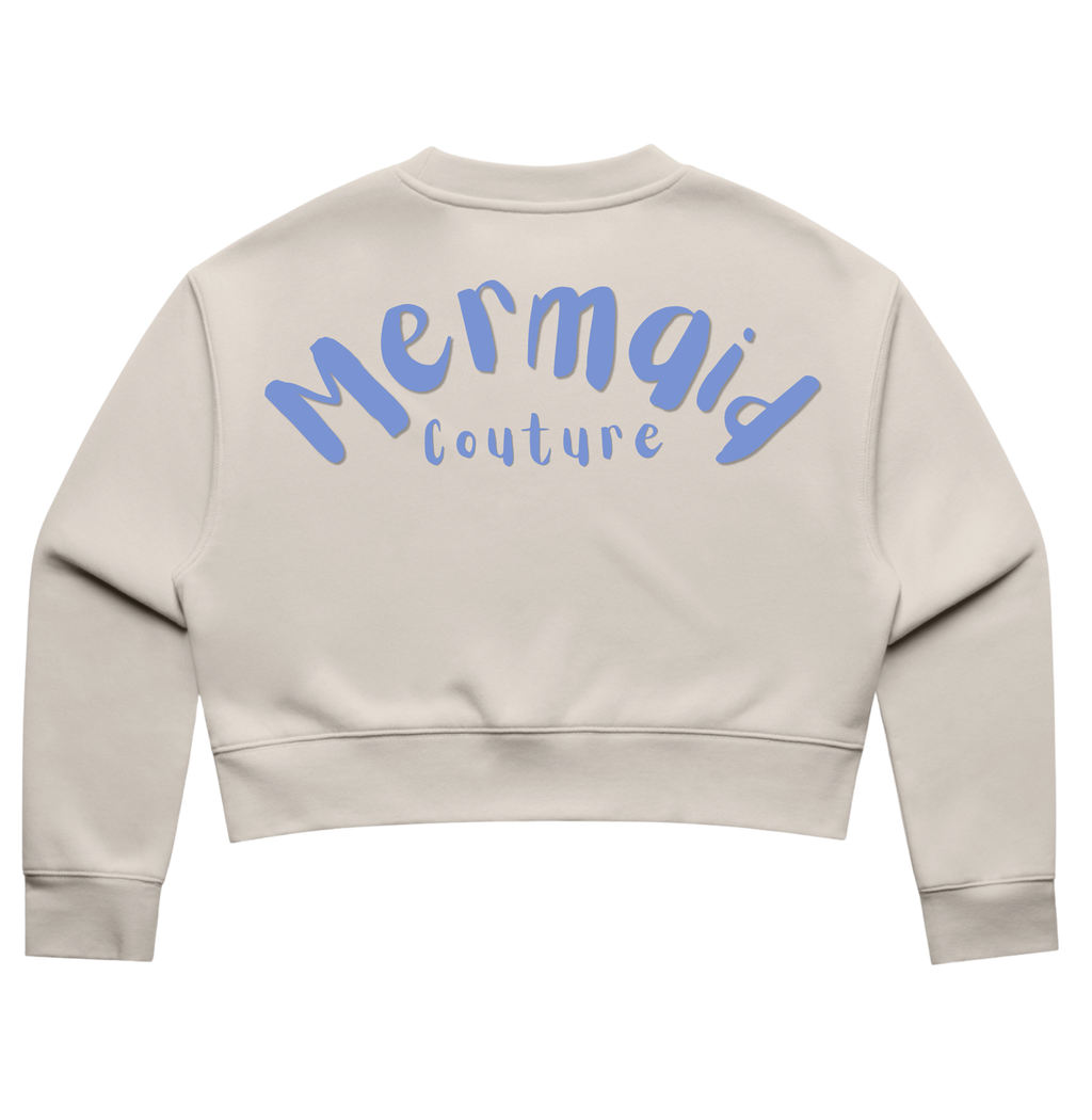 Something Blue Cropped Cosy Jumper