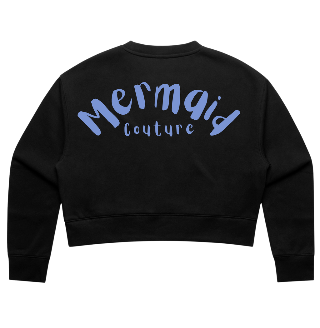Something Blue Cropped Cosy Jumper