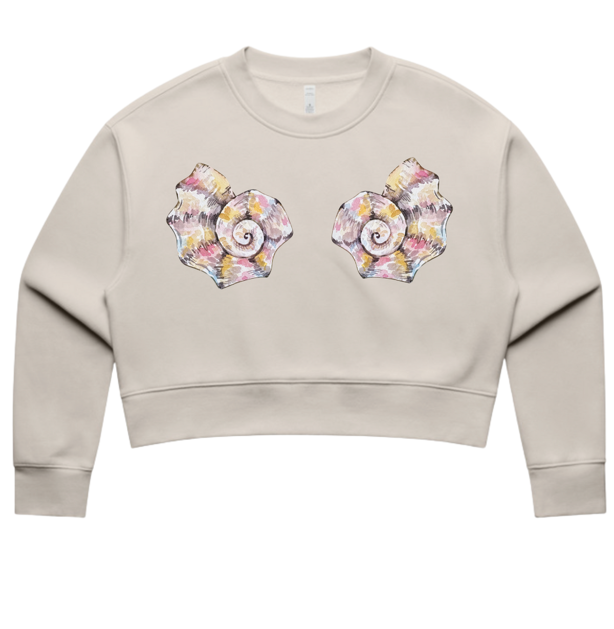 She's Got Sea Shells Cropped Cosy Jumper