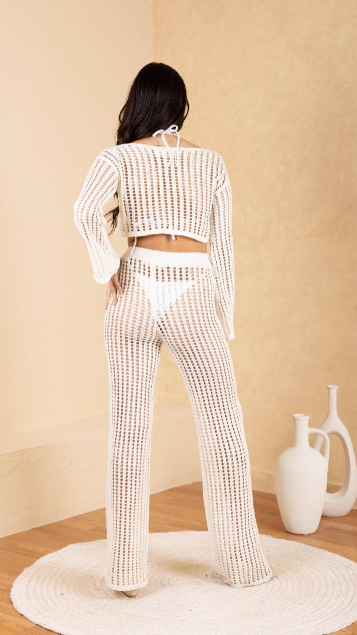 Dawn Mesh Cotton Top