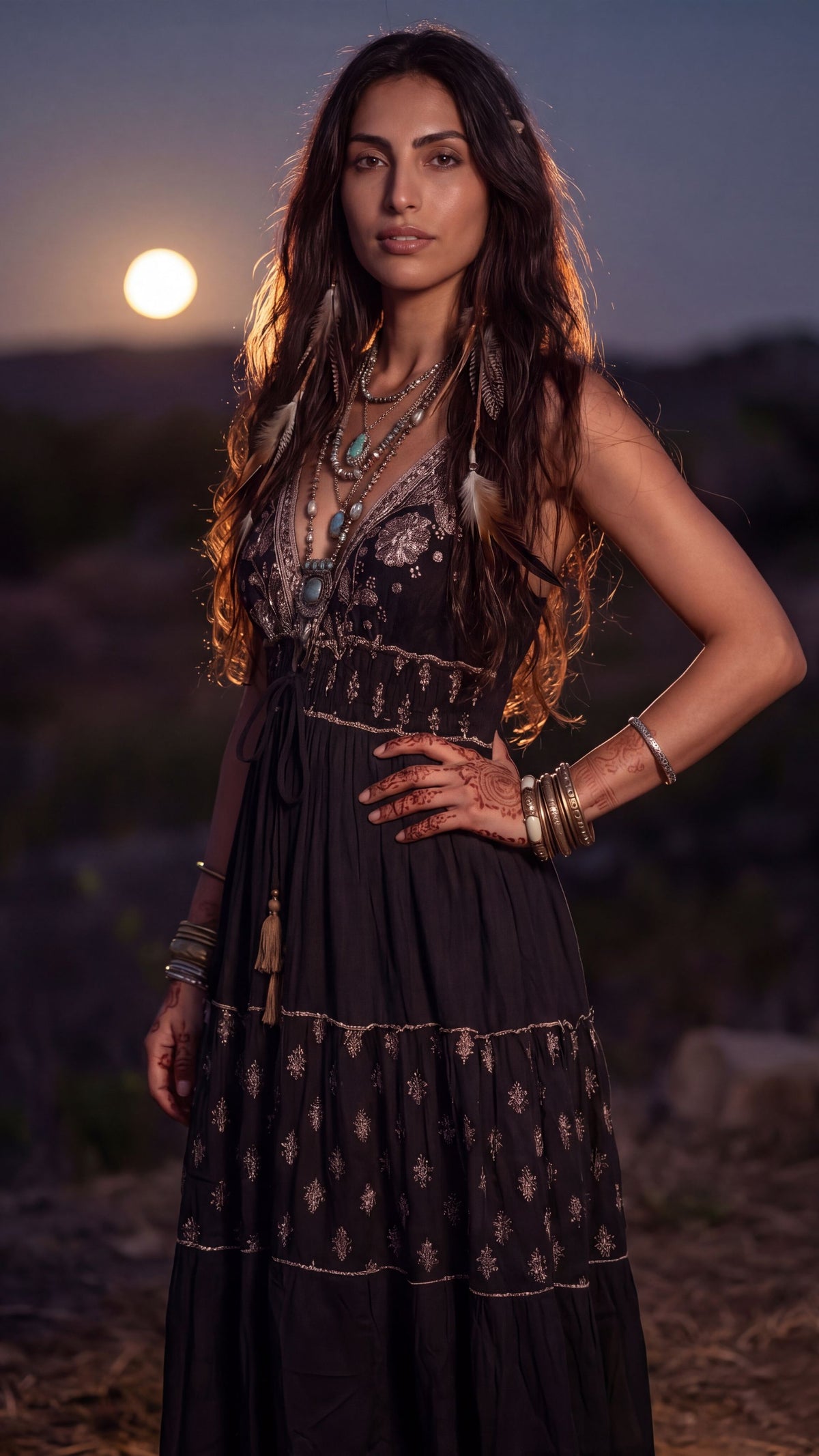 Jackie V-Neck Maxi Dress
