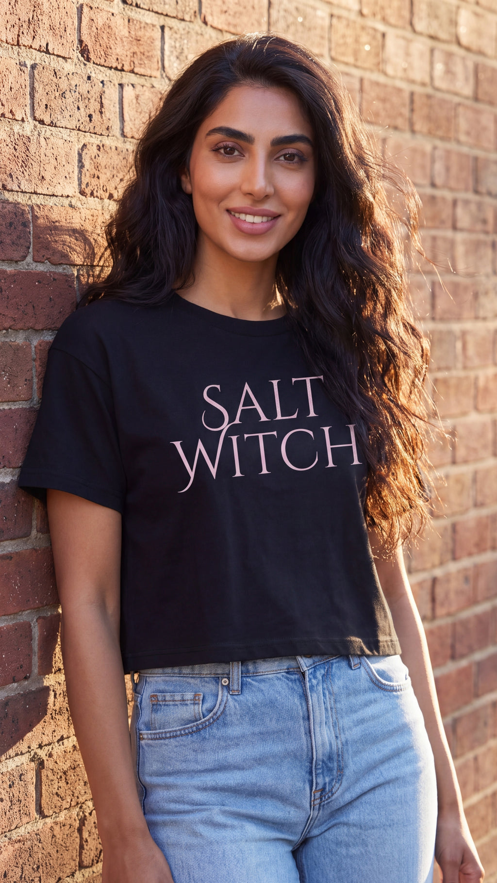 Salt Witch Boxy Crop T-shirt