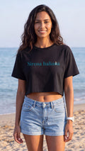 Sirena Italiana Boxy Crop T-shirt