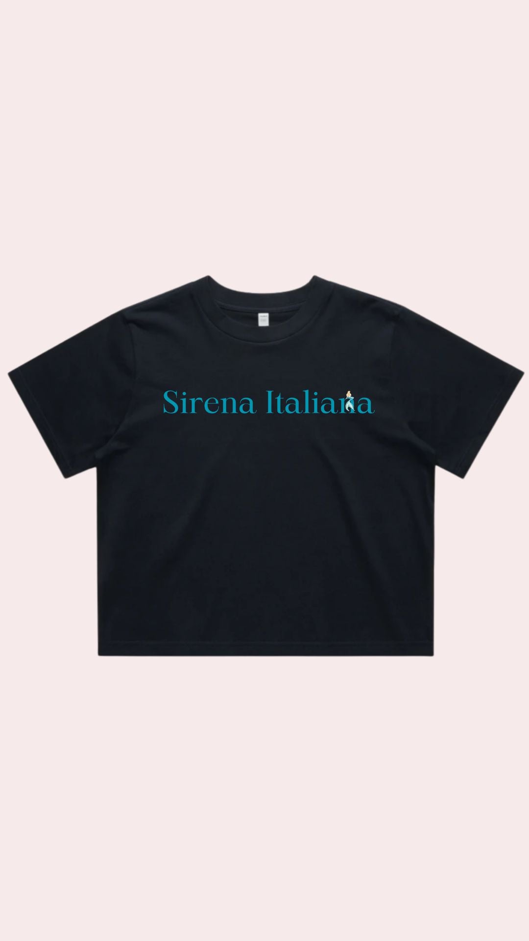 Sirena Italiana Boxy Crop T-shirt