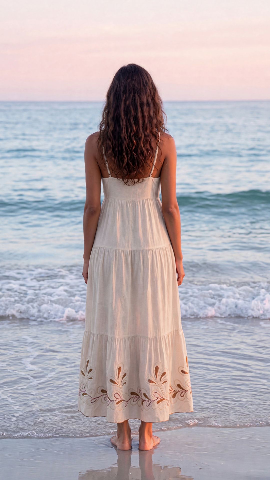 Forma Pura V Neck Maxi Dress