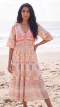 Bona Dea V-Neck Maxi Dress