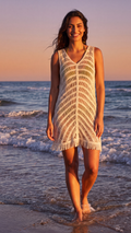 Venus V-Neck Sparkle Beach Cover Up