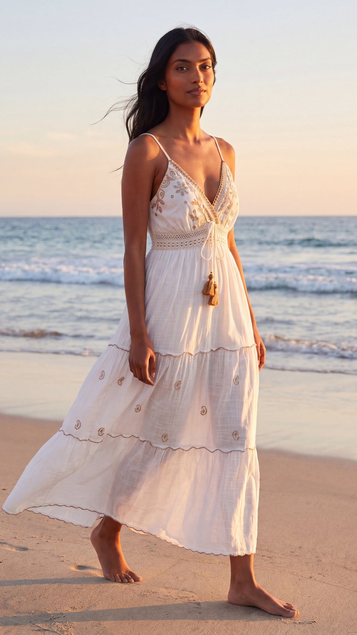 Demeter V-Neck Maxi Dress