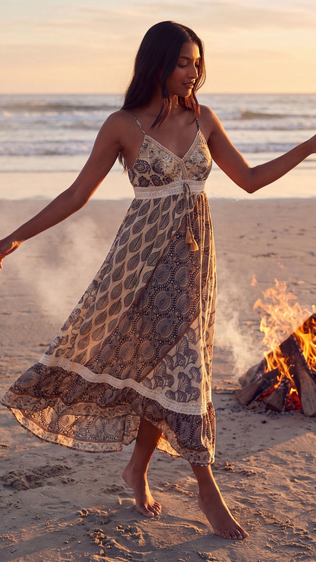 Tabitha Patterned Maxi Dress