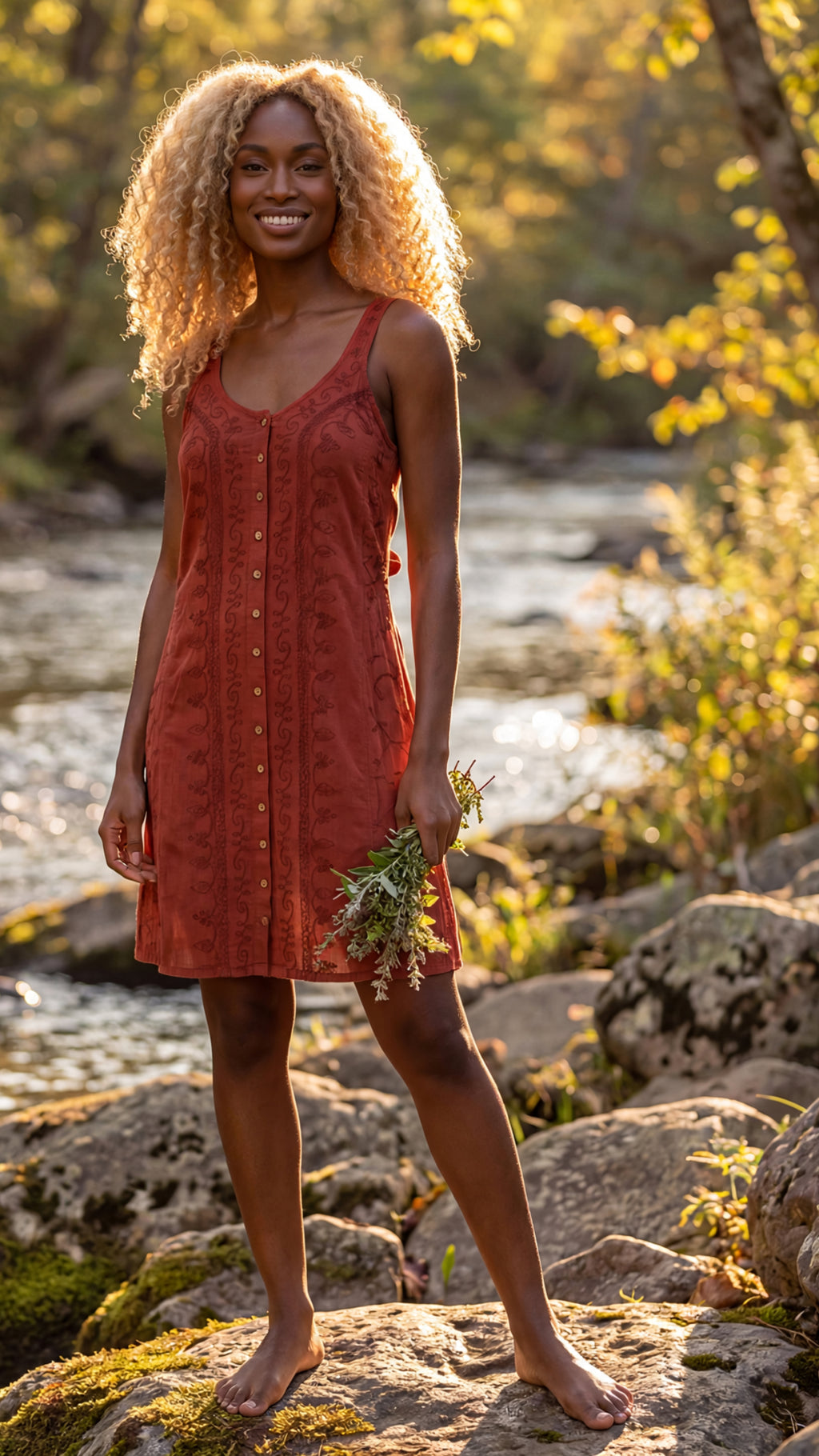 Sabrina Button-Down Mini Dress