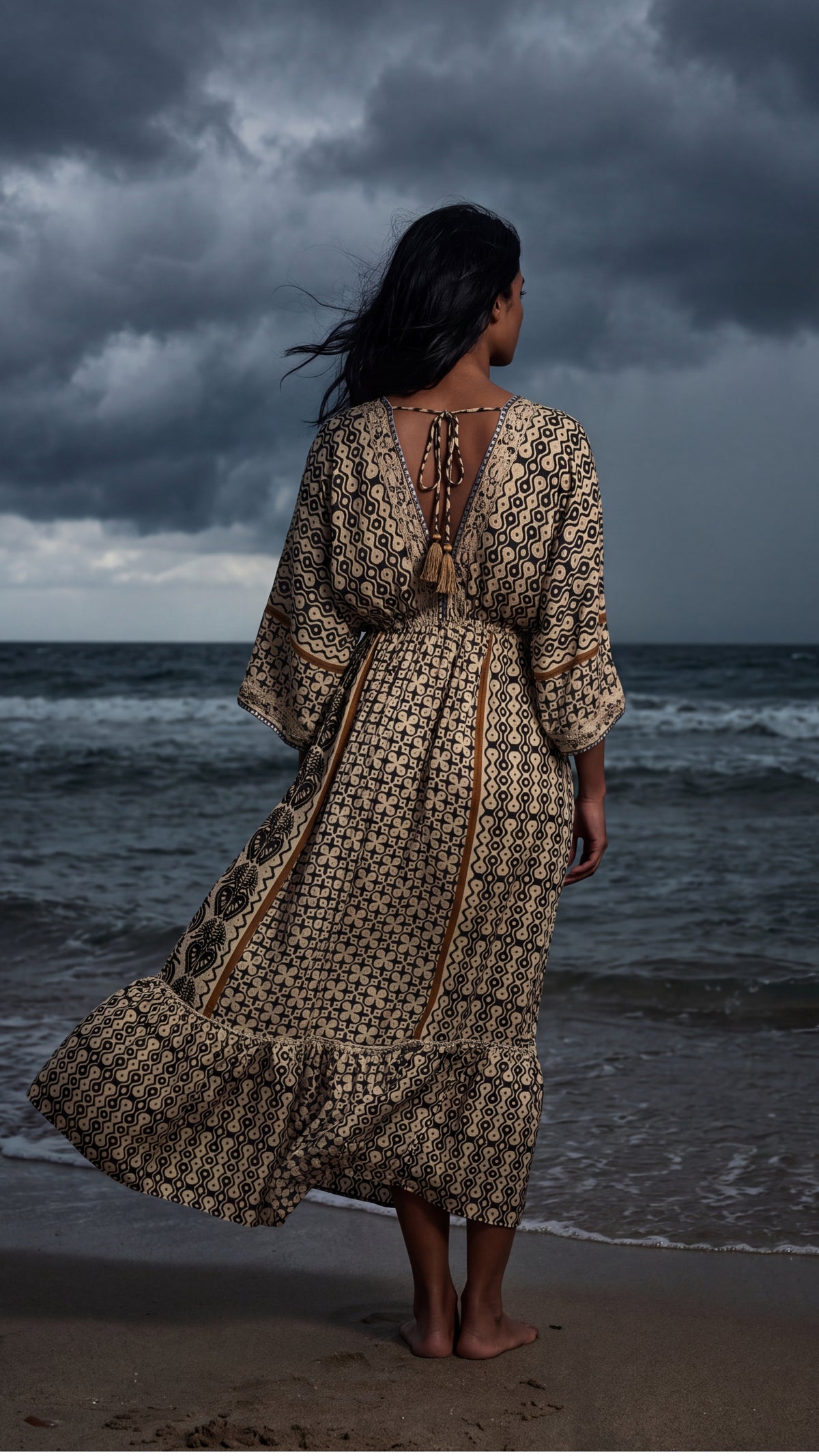 Marie-Lavedu Patterned Maxi Dress