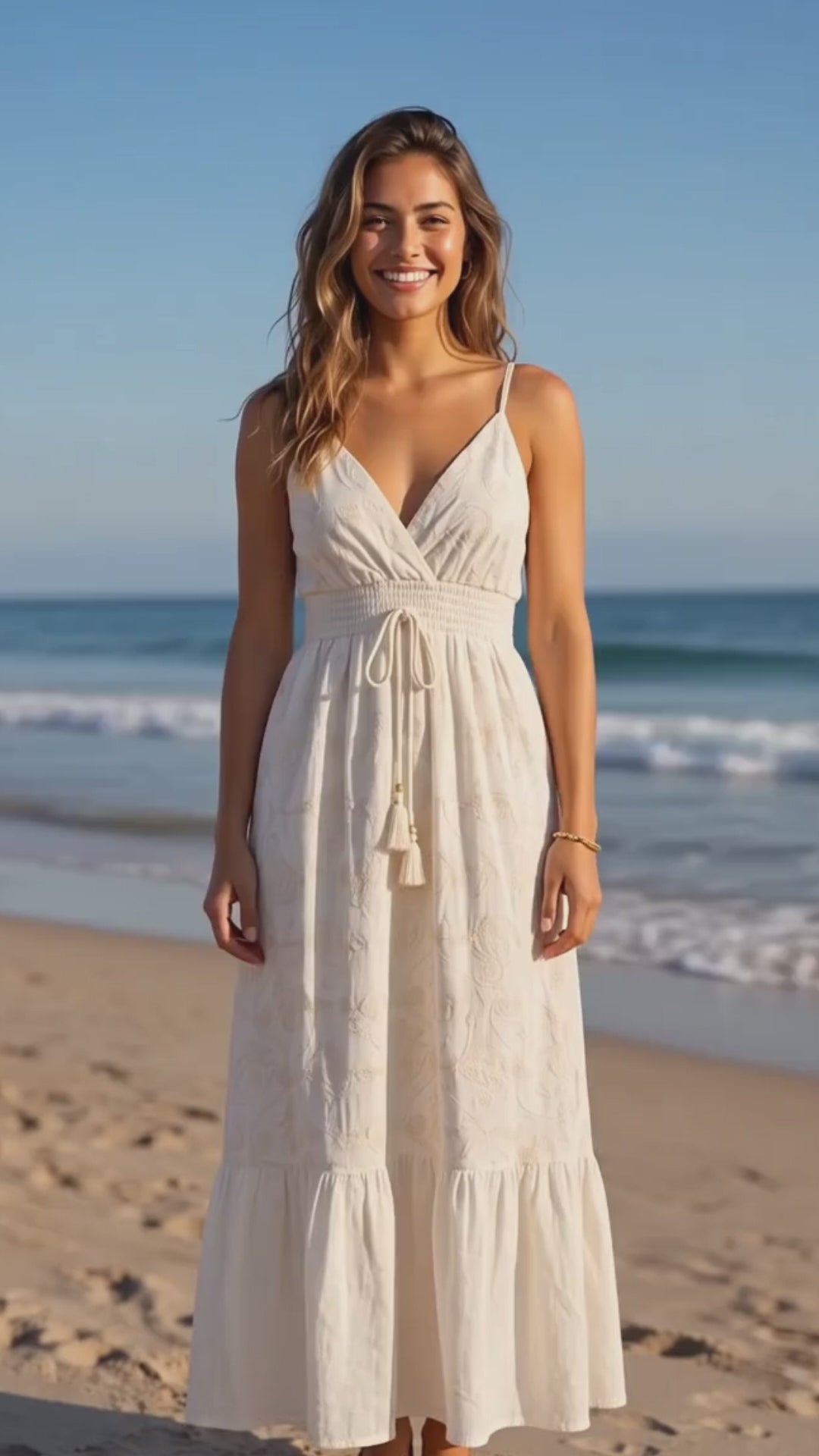 Selene V- Neck Maxi Dress