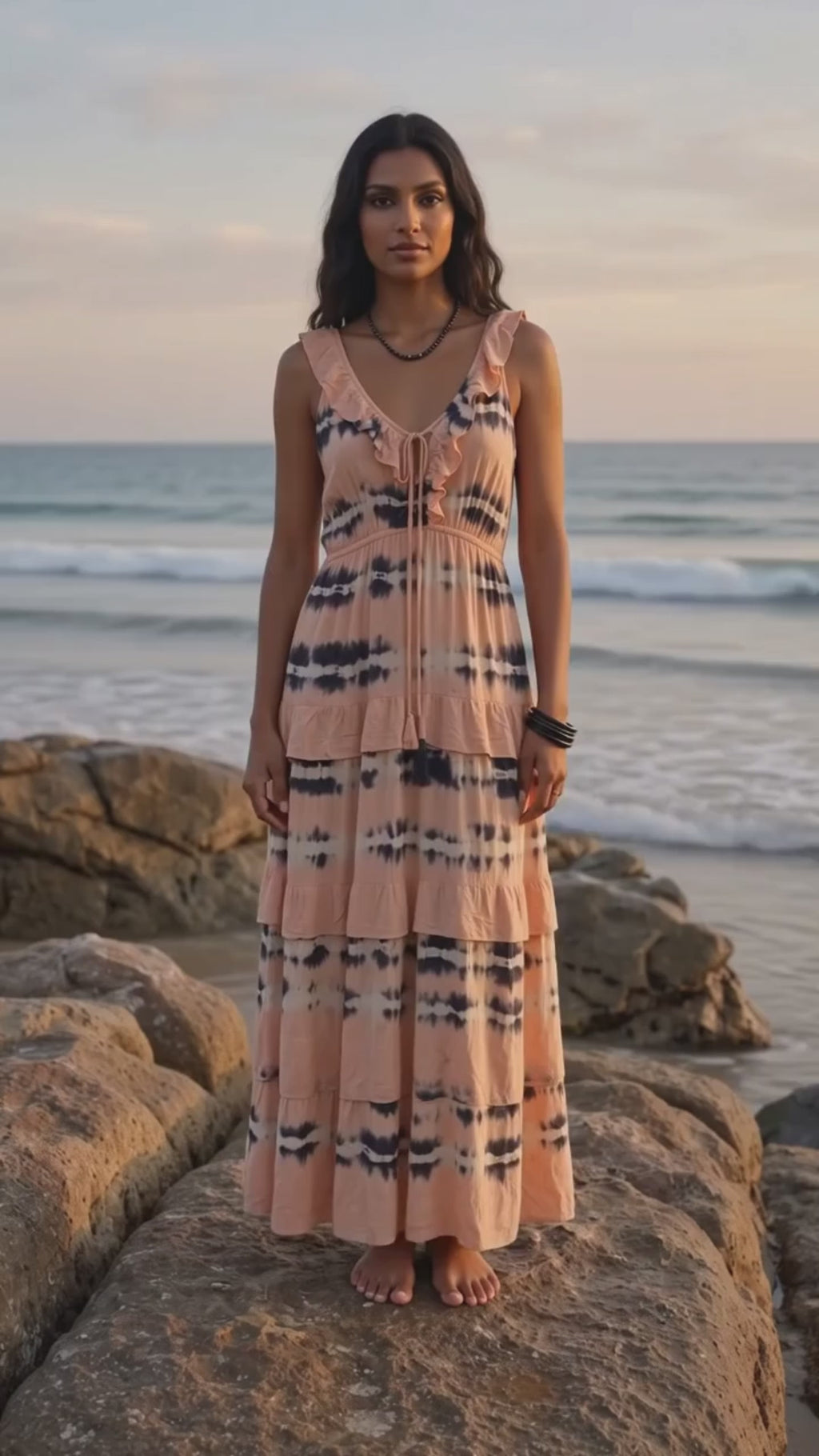Pachamama High Waist Tie Dye Maxi